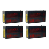Kit 4 Bateria 9