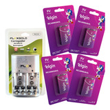 Kit 4 Bateria Recarregav