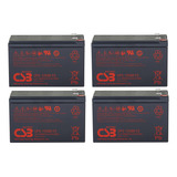 Kit 4 Baterias 12v 9ah Skate Elétrico Sms Upc Bike Elétrica