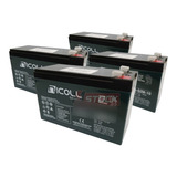 Kit 4 Baterias Bikie Elétrica Scooter Brasil 48v 9ah 12mva 9