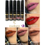 Kit 4 Batom Matte Tint Eudora 18 Horas Informe As Cores Acabamento Mate Cor Informe As 4 Cores Por Mensagem