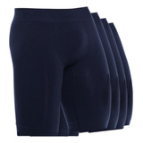 Kit 4 Bermuda Cueca Térmica Masculina Anti Assadura Esportes