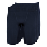 Kit 4 Bermuda Cueca Térmica Masculina Anti Assadura Treino