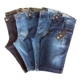 Kit 4 Bermudas Jeans