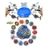 Kit 4 Beyblade Burst   4 Lançador Ganhe 2 Mini Pista Batalha