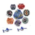 Kit 4 Beyblade Burst C/lançador Rantaro Daigo Ken E Outros