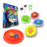 Kit 4 Beyblade Metal