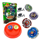 Kit 4 Beyblade Metal Led