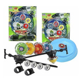 Kit 4 Beyblades Metal