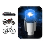 Kit 4 Bico Pneu Válvula Neon Luz Auto Brilho Universal Led