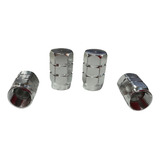 Kit 4 Bico Tampa Válvula Pneu Carro Moto Universal Tampinha
