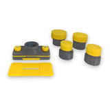 Kit 4 Bicos Aplic Cola Mdf 1 Aplicador Cola Fita 2 Em 1