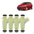 Kit 4 Bicos Injetor C3 C4 Xsara Picasso 1 6 16v 0280156272