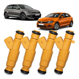 Kit 4 Bicos Injetores Vw Golf Polo 1 6 2001 2007 0280156096