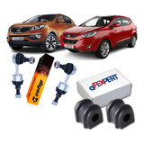 Kit 4 Bieletas Buchas Barra Estab Traseira Sportage Ix35 10 