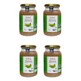 Kit 4 Biomassa De Banana Verde Orgânica Novo Citrus 570g