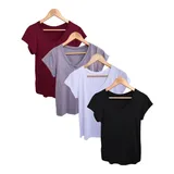 Kit 4 Blusa Camiseta