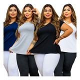 Kit 4 Blusa Camiseta