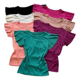 Kit 4 Blusa Feminina