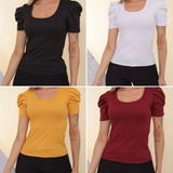 Kit 4 Blusa Feminina