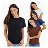 Kit 4 Blusa Feminina