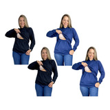 Kit 4 Blusa Moletom