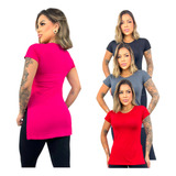 Kit 4 Blusa Para