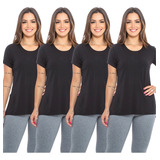 Kit 4 Blusas Femininas