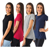 Kit 4 Blusas Mullet