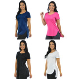 Kit 4 Blusas Mullet
