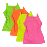 Kit 4 Blusinha Regata