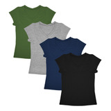 Kit 4 Blusinhas Feminina