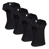 Kit 4 Blusinhas Feminina