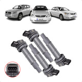 Kit 4 Bobina Ignição Toyota Rav4 2 4 16v 2004 A 2008