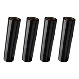 Kit 4 Bobina rolo Filme Stretch 50cm X 25 Micras Preto 3kg