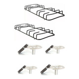 Kit 4 Bocas 2 Grelhas Para Fogão Esmaltec Veneza 2gd 2pq