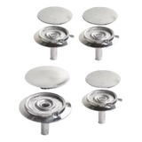 Kit 4 Bocas Aluminio P Fogao Continental Milenium 3p 1g