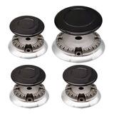 Kit 4 Bocas Para Fogão Brastemp Ative 3 Pequenas E 1 Grande