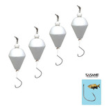 Kit 4 Bóia Pão Barão P pesca Com Pão