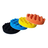 Kit 4 Boina De Espuma Para Polimento 5 Polegadas Com Velcro