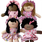 Kit 4 Bonecas De