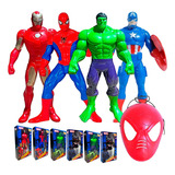 Kit 4 Boneco Heróis Marvel Vingadores