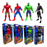 Kit 4 Boneco Heróis Marvel Vingadores Coleção Imediato