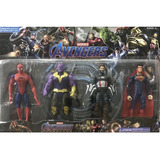 Kit 4 Bonecos Super Heróis Avengers