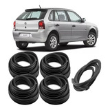 Kit 4 Borrachas De Porta Porta Malas Gol G2 G3 G4 5pt