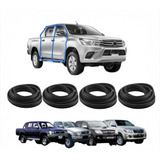 Kit 4 Borrachas Hilux Vedação Porta 1999 A 2016