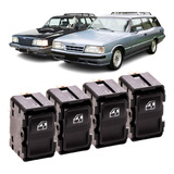 Kit 4 Botão Do Vidro Eletrico Caravan 1985 1986 1987 Kostal