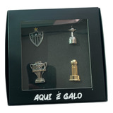 Kit 4 Botons Pins Do Atlético Mineiro Oficial