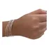 Kit 4 Braceletes Grande Conjunto Pulseira Prata925 Sem Fecho