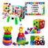 Kit 4 Brinquedo Educativo Mesa Didática Infantil Interativa